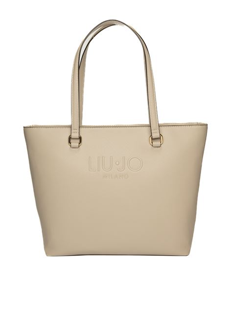 neutral logo shopping bag LIU JO | AA5321E0087HALONA-51308